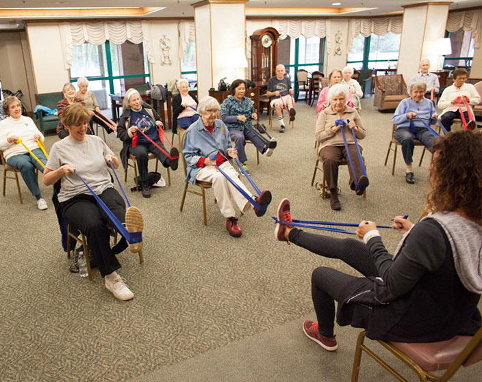 active exercise class